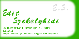 edit szekelyhidi business card